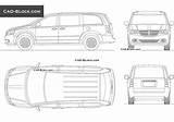 Caravan Dodge Grand Cad Block Autocad Blocks Drawing Dwg  Buy Draw Carpets Car Visit sketch template