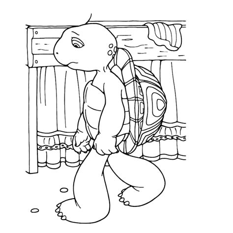 franklin coloring pages books    printable