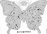 Maze Printable Butterfly Mazes Find Puzzles Detail Way Seç Pano Around Search Gif sketch template