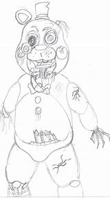 Withered Toy Freddy Deviantart sketch template