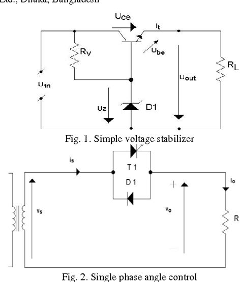 single phase automatic voltage regulator design  synchronous generator semantic scholar