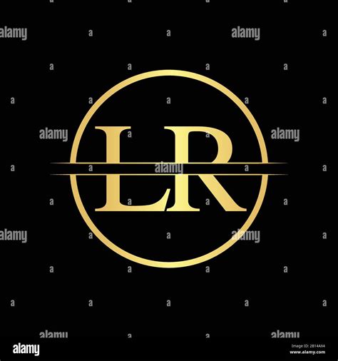 initial lr letter logo design vector template abstract letter lr logo design stock vector image