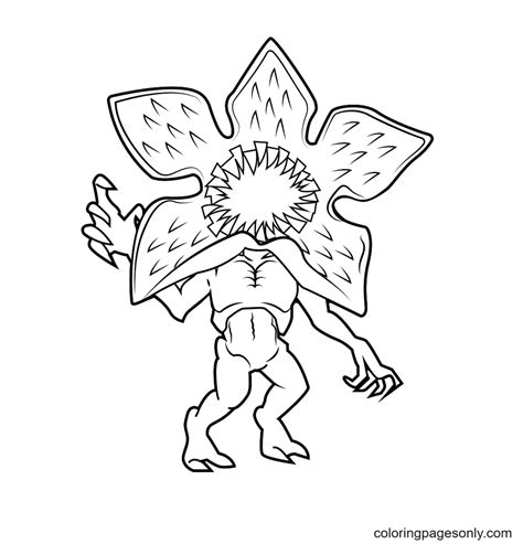 coloring pages stranger  coloring pages
