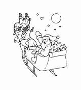 Kerst Arreslee Slee Schlitten Malvorlagen Weihnachtsmann Kerstplaatjes Weihnachten Animaatjes Coloriages Noel Traineau Vorlagen Uitprinten sketch template