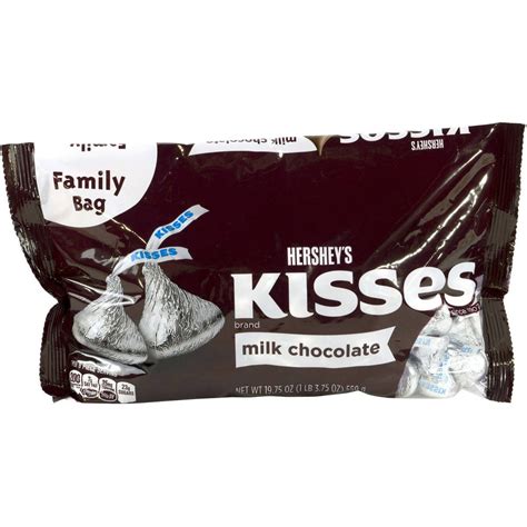 hershey s kisses milk chocolate candy 19 75 oz