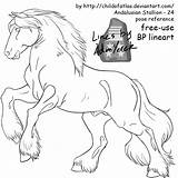 Clydesdale Horses Pferde sketch template