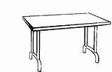 Table Coloring Clip Furniture Clipartbest Clipart Kids Pages sketch template