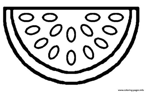 watermelon fruit sf coloring page printable