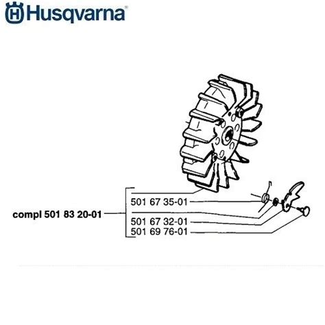 ` Husqvarna O E M Original Flywheel Fits 165rx 265rx Sawparts