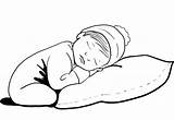 Schlafen Neugeborene Infants sketch template