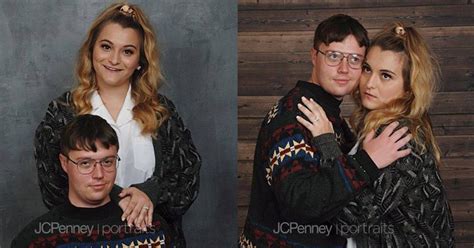 couple s awkward 80s inspired engagement photos are hilariously adorable