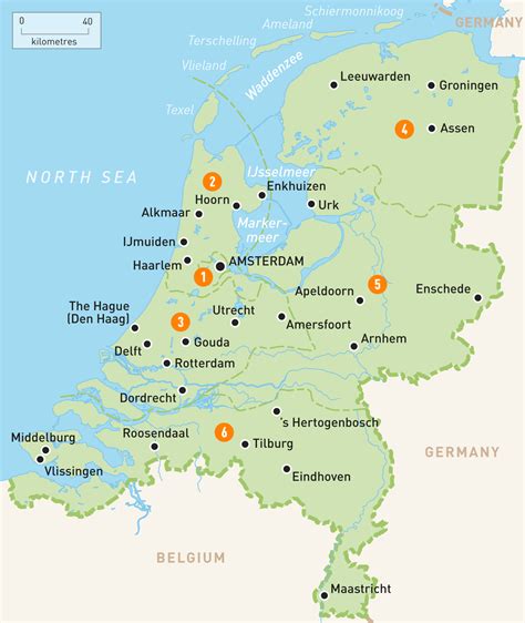 netherlands   map  states  map