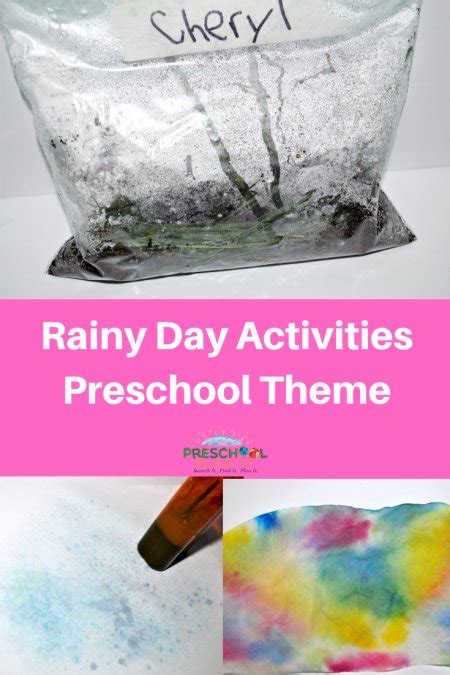 preschool rain theme