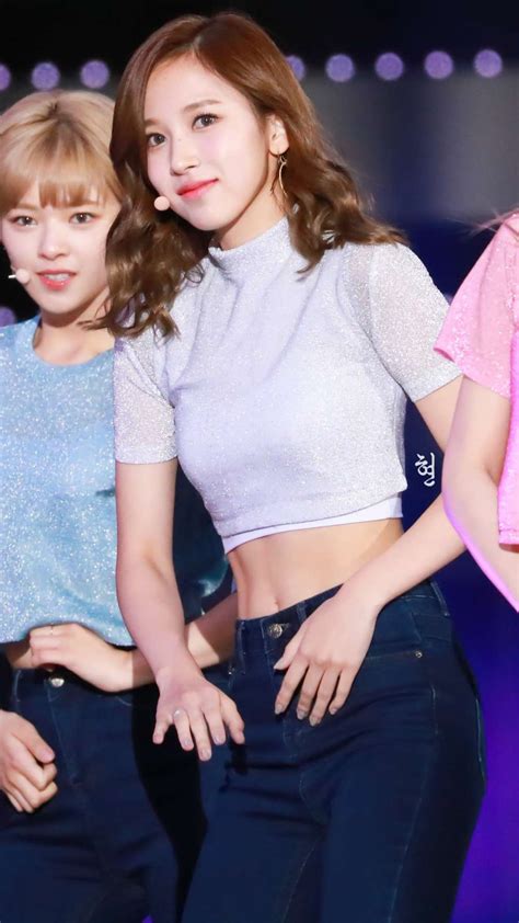 11 times twice s mina revealed her incredible toned abs