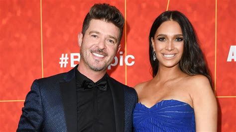 robin thicke and girlfriend april love geary are engaged