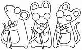 Mice Three Blind Clipart Nursery Clip Drawing Rhyme Mouse Embroidery Rhymes Cliparts Choose Board Dibujo Designs Library Google sketch template