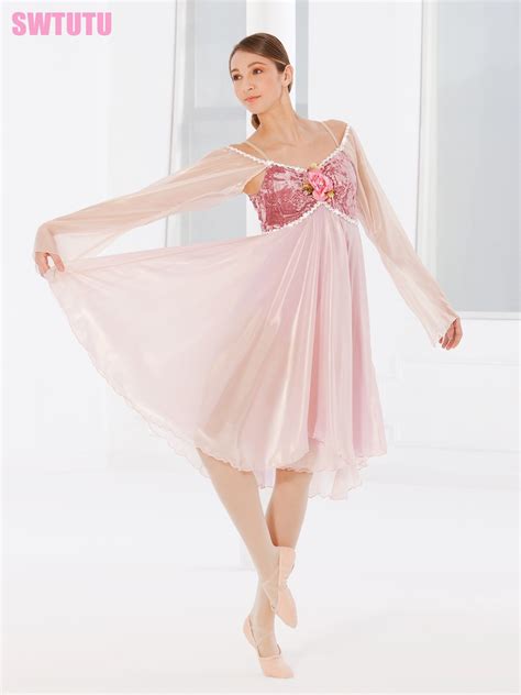 ballerina dance dress lyrical contemporary dance costume girl ballet dress adult ballet dance