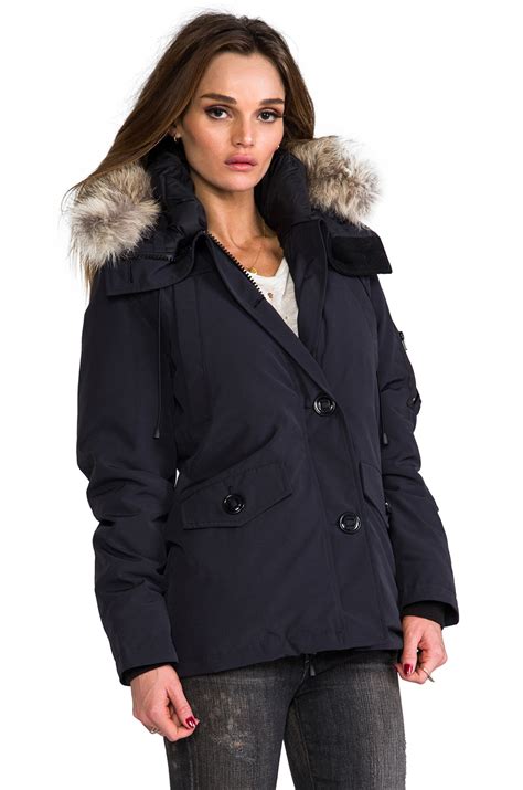 Lyst Canada Goose Montebello Parka In Blue