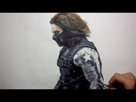 drawing  winter soldier youtube