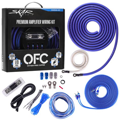 skaranl ofc  gauge  watt ofc amplifier wiring kit skar audio