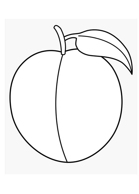 coloring pages  printable peach coloring pages