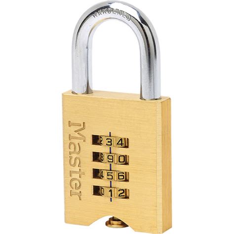 master lock brass combination mm padlock big