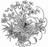 Coloring Pages Adults Adult Flower Flowers Intricate Colouring Printable Mandala Color Kids Sheets Special Fairy Detailed Template Characteristic Popular Garden sketch template