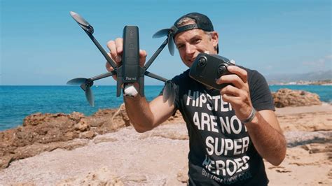 parrot anafi test du drone en crete youtube