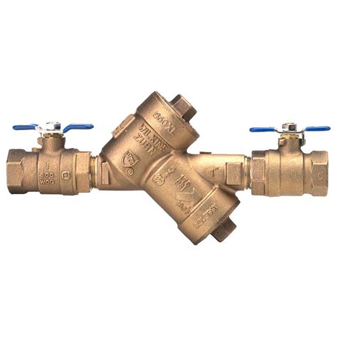 zurn   bronze double check valve backflow preventer  xl  home depot