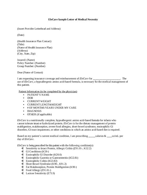 sample letter  medical necessity  hoyer lift  template pdffiller