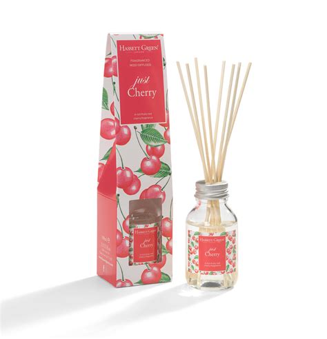 Just Cherry Fragrance Reed Diffuser 100ml Hassett Green