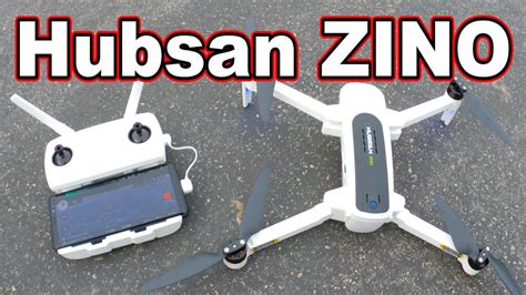 hubsan zino  camera drone review youtube