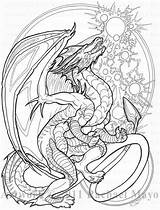 Coloring Pages Fantasy Advanced Ups Grown sketch template