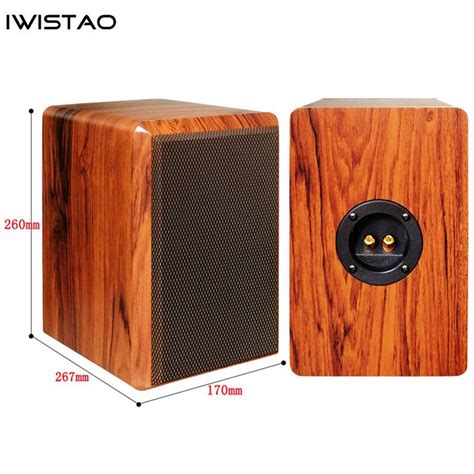 iwistao   full range speaker empty cabinet passive speaker enclosure wood mm high density