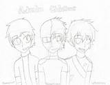 Aphmau Coloring Pages Minecraft Diaries Aaron Template Deviantart sketch template