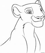 Lion Nala Roi Gratuit Personnages sketch template