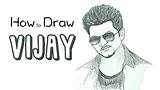 Vijay Draw Step Face sketch template
