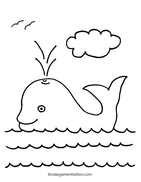 whale coloring page