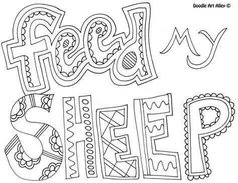 special feed  sheep coloring page craft idea  unknown
