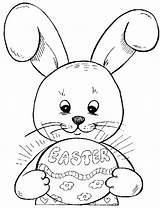 Easter Coloring Sheets Pages Printable Color Print Colouring Sheet Printables Book Bunny Outline Rabbit Kids Cute Eggs Happy Bunnies Templates sketch template