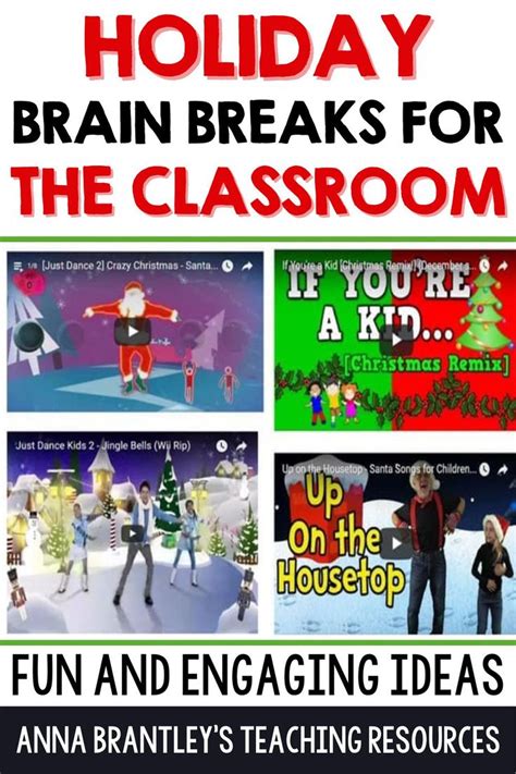 christmas brain break ideas classroom christmas activities christmas brain breaks brain breaks