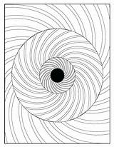 Optical Illusion Coloring Pages Op Printable Worksheets Adults Illusions Getcolorings Color Getdrawings Desalas Colorings sketch template