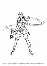 Overwatch Sombra Draw Drawing Step Coloring Drawings Pages Drawingtutorials101 Character Sketches Tutorials Colouring Printable Sketch Book Sheets Tutorial Visit Learn sketch template