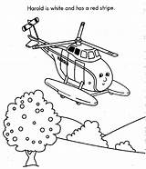 Helicopter Harold Malbücher Elicottero Erwachsene Malbögen Malbuch Coloringhome sketch template