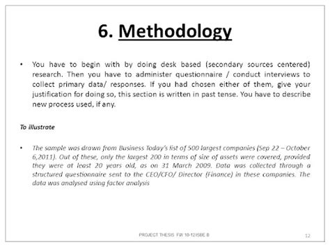 research methodology sample paper appendix  research methodology