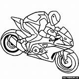 Coloring Pages Bike Motorcycle Motorcycles Dirt Motocross Sportbike Motor Drawing Suzuki Color Kids Online Bikes Racer Ducati Birthday Colouring Racing sketch template