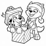 Navidad Colorear Patrulla Canina Paw Patrol Wonder sketch template