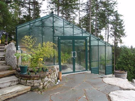 custom greenhouses contemporary landscape vancouver  bc greenhouse builders