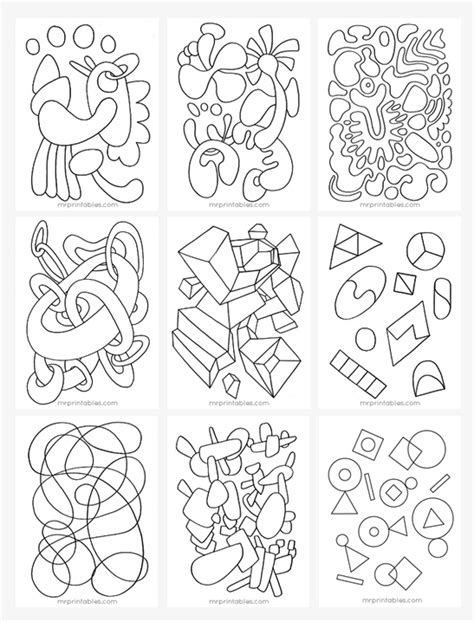 abstract coloring pages  kids  printables fall coloring sheets