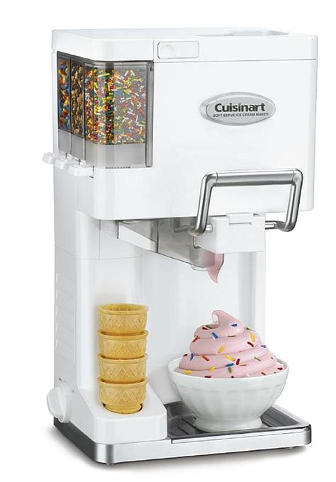 Cuisinart Mix It In Soft Serve Ice Cream Maker White Ice 45p1 Best Buy